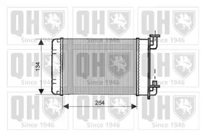 Теплообменник, отопление салона QUINTON HAZELL купить