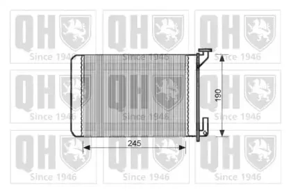 Теплообменник, отопление салона QUINTON HAZELL купить