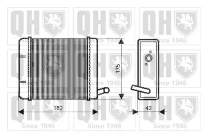 Теплообменник, отопление салона QUINTON HAZELL купить