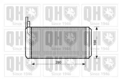 Теплообменник, отопление салона QUINTON HAZELL купить