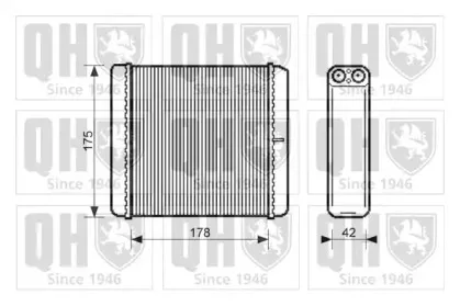Теплообменник, отопление салона QUINTON HAZELL купить