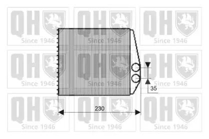 Теплообменник, отопление салона QUINTON HAZELL купить