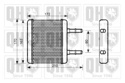 Теплообменник, отопление салона QUINTON HAZELL купить