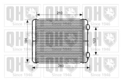 Теплообменник, отопление салона QUINTON HAZELL купить