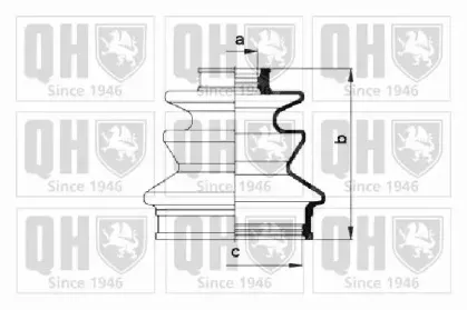 Комплект пылника, приводной вал QUINTON HAZELL купить