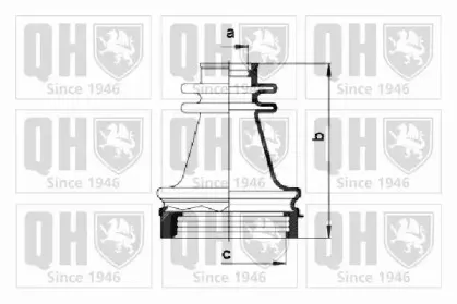 Комплект пылника, приводной вал QUINTON HAZELL купить