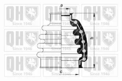 Комплект пылника, приводной вал QUINTON HAZELL купить
