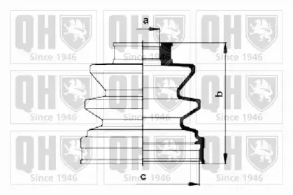 Комплект пылника, приводной вал QUINTON HAZELL купить