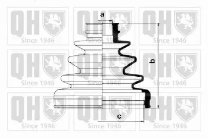 Комплект пылника, приводной вал QUINTON HAZELL купить