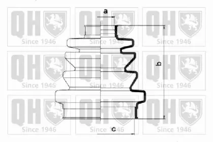 Комплект пылника, приводной вал QUINTON HAZELL купить