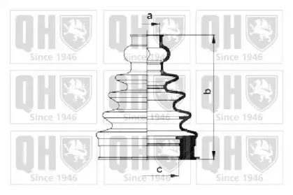 Комплект пылника, приводной вал QUINTON HAZELL купить