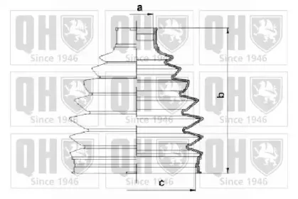 Комплект пылника, приводной вал QUINTON HAZELL купить