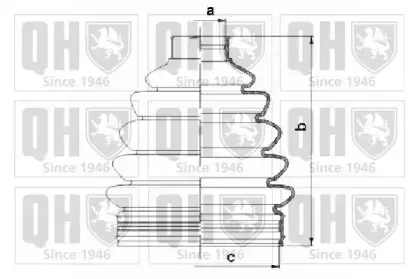 Комплект пылника, приводной вал QUINTON HAZELL купить