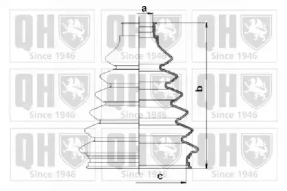 Комплект пылника, приводной вал QUINTON HAZELL купить