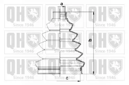 Комплект пылника, приводной вал QUINTON HAZELL купить