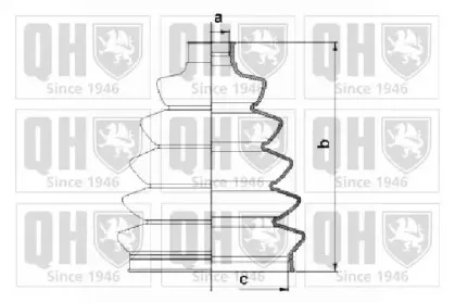 Комплект пылника, приводной вал QUINTON HAZELL купить