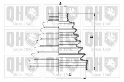 Комплект пылника, приводной вал QUINTON HAZELL купить