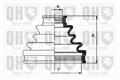 Комплект пылника, приводной вал QUINTON HAZELL купить