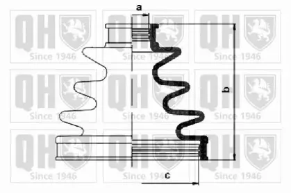 Комплект пылника, приводной вал QUINTON HAZELL купить