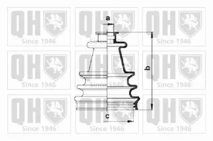 Комплект пылника, приводной вал QUINTON HAZELL купить
