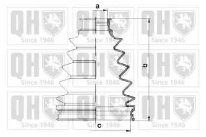 Комплект пылника, приводной вал QUINTON HAZELL купить