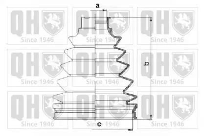 Комплект пылника, приводной вал QUINTON HAZELL купить