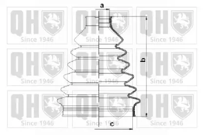 Комплект пылника, приводной вал QUINTON HAZELL купить