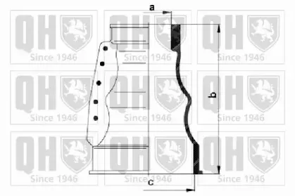 Комплект пылника, приводной вал QUINTON HAZELL купить