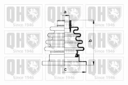 Комплект пылника, приводной вал QUINTON HAZELL купить