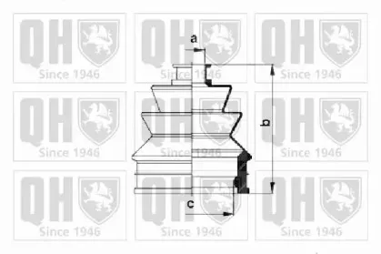 Комплект пылника, приводной вал QUINTON HAZELL купить