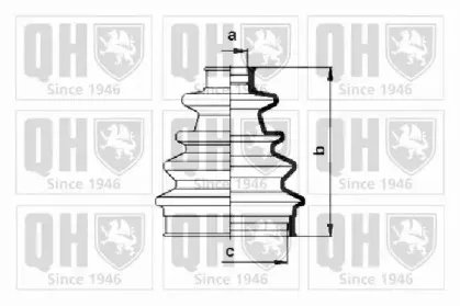 Комплект пылника, приводной вал QUINTON HAZELL купить