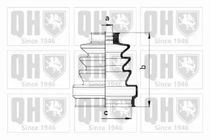 Комплект пылника, приводной вал QUINTON HAZELL купить