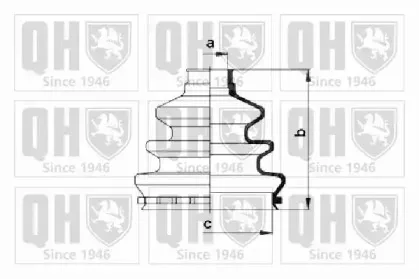 Комплект пылника, приводной вал QUINTON HAZELL купить