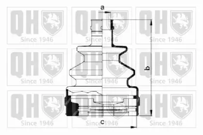 Комплект пылника, приводной вал QUINTON HAZELL купить