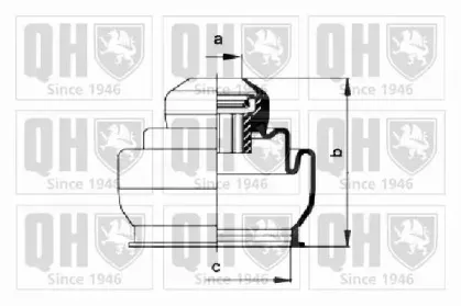 Комплект пылника, приводной вал QUINTON HAZELL купить