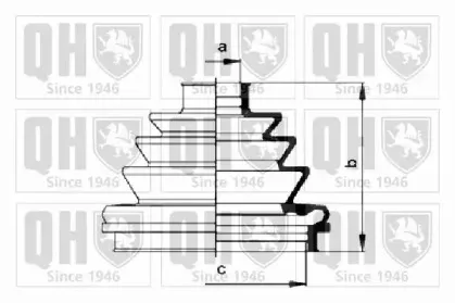 Комплект пылника, приводной вал QUINTON HAZELL купить