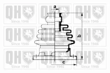 Комплект пылника, приводной вал QUINTON HAZELL купить