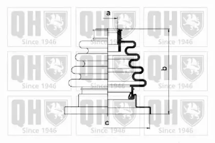 Комплект пылника, приводной вал QUINTON HAZELL купить
