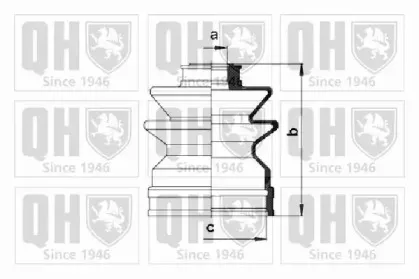 Комплект пылника, приводной вал QUINTON HAZELL купить