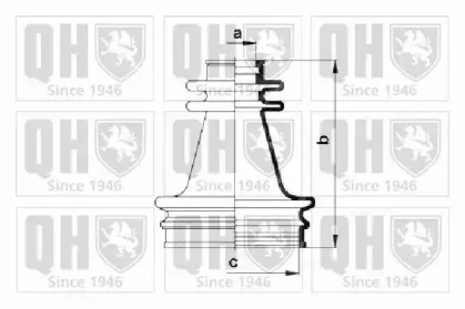 Комплект пылника, приводной вал QUINTON HAZELL купить