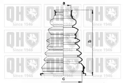 Комплект пылника, приводной вал QUINTON HAZELL купить
