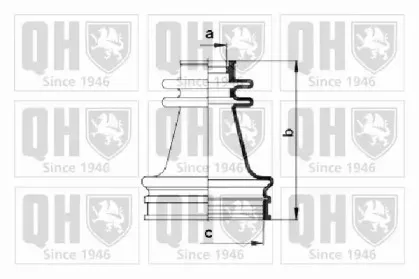 Комплект пылника, приводной вал QUINTON HAZELL купить