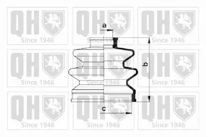 Комплект пылника, приводной вал QUINTON HAZELL купить