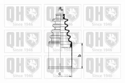 Комплект пылника, приводной вал QUINTON HAZELL купить