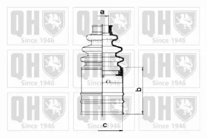 Комплект пылника, приводной вал QUINTON HAZELL купить