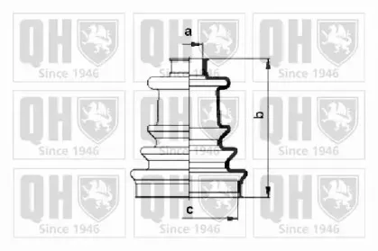 Комплект пылника, приводной вал QUINTON HAZELL купить