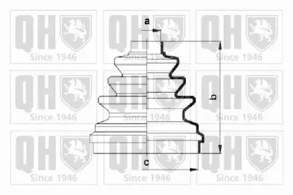 Комплект пылника, приводной вал QUINTON HAZELL купить