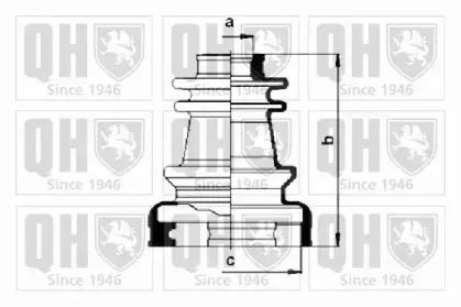 Комплект пылника, приводной вал QUINTON HAZELL купить