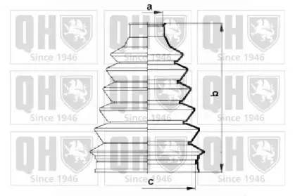 Комплект пылника, приводной вал QUINTON HAZELL купить