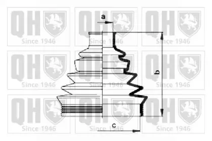 Комплект пылника, приводной вал QUINTON HAZELL купить